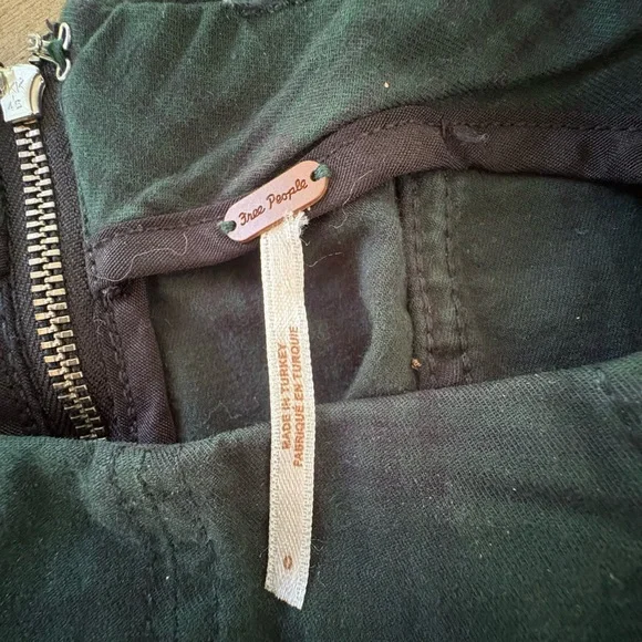 Free People Navy + Green Plaid Mini Skirt - Picture 4 of 4